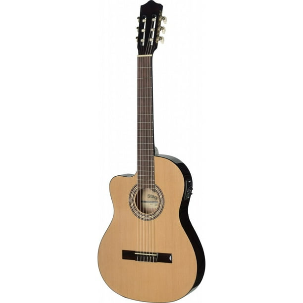 Stagg C546TCE-LH-N Linkshänder Elektroakustik Klassikgitarre Stagg C546TCE-LH-N Linkshänder Elektroakustik Klassikgitarre